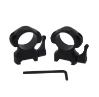 Optiskie tēmekļi - Konus Quick Release Mounting Rings 25,4 mm High - ātri pasūtīt no ražotājaOptiskie tēmekļi - Konus Quick Release Mounting Rings 25,4 mm High - ātri pasūtīt no ražotāja