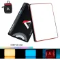 Aputure AL-MC RGBWW mini LED gaisma ar magnētisko stiprinājumu, OLED displejs, kontroles ritenis un iekļautais silikona difuzors, ideāls videofilmu un fotogrāfiju apgaismošanai