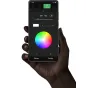 Aputure AL-MC RGBWW mini LED gaisma ar kamerai un aplikācijas vadību, ar OLED displeju un krāsu ratiņu precīzai 3200K-6500K krāsu temperatūrai un 96+ CRI iestatījumiem