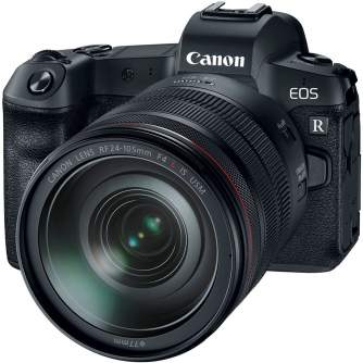 Беззеркальные камеры - Canon EOS R with RF 24-105mm IS USM lens Kit with adapter - быстрый заказ от производителя