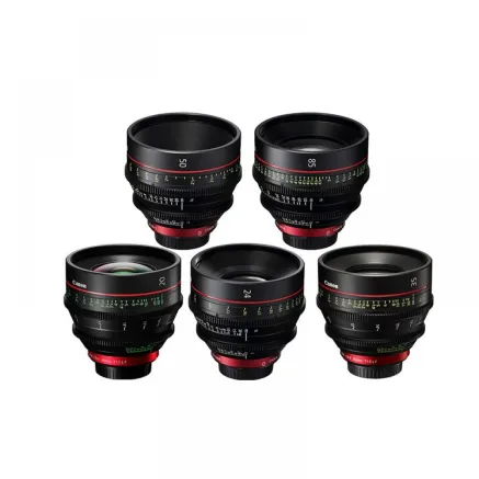 Canon 5 Prime Bundle 20mm-24mm-35mm-50mm-85mm