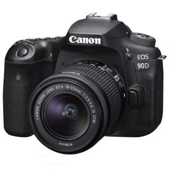 DSLR Cameras - Canon EOS 90D + EF-S 18-55mm f/3.5-5.6 IS STM - buy today in store and with delivery