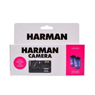 Плёночные фотоаппараты - Harman reusable Camera Kit 35mm filmu kamera ar 2 filmām - купить сегодня в магазине и с доставкой