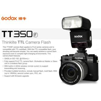 Flashes On Camera Lights - Godox TT350F Thinklite TTL Camera Flash for Fujifilm - quick order from manufacturer