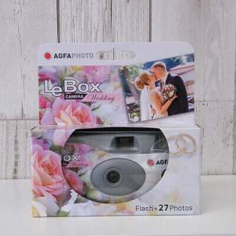 Filmu kameras - Agfaphoto Agfa LeBox 400 27 Wedding Flash - perc šodien veikalā un ar piegādi