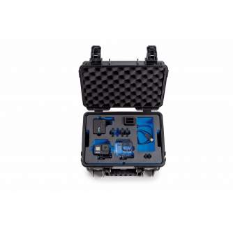 Cases - BW OUTDOOR CASES TYPE 3000 FOR 2 GOPRO HERO 8, WATERPROOF, BLACK 3000/B/GOPRO8 - quick order from manufacturer