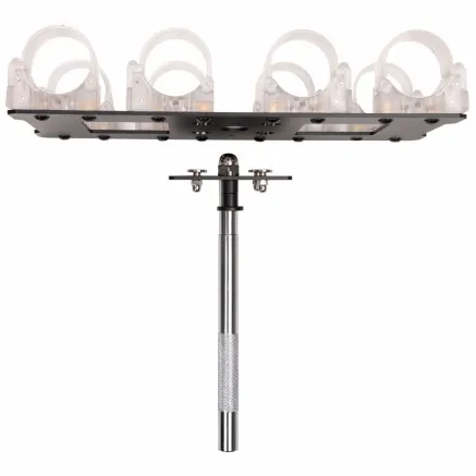 LEDGO TRANSPARENT CLIP FOR 4 ALTA TUBES WITH PIN HD-T14-4-CP T14