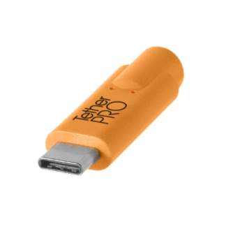 Кабели - Tether Tools TETHER PRO USB-C TO MALE B 4.6 M ORANGE - купить сегодня в магазине и с доставкой