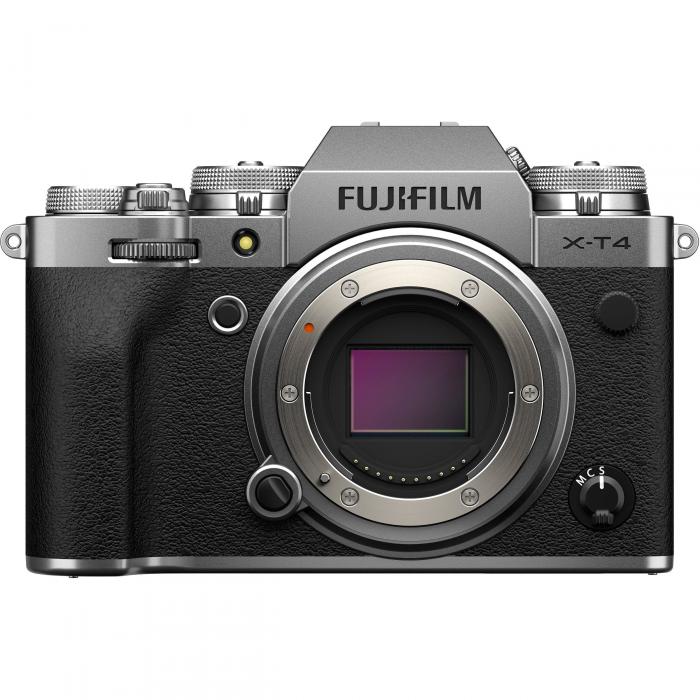 Беззеркальные камеры - Fujifilm X-T4 silver hybrid APS-C mirrorless camera X-Trans CMOS IBIS 4 X-Processor - быстрый заказ от пр