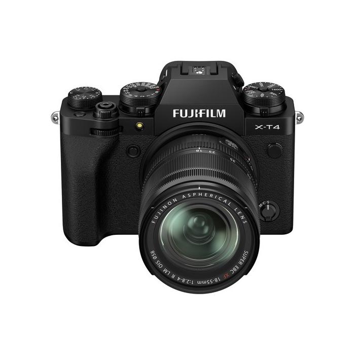 Bezspoguļa kameras - Fujifilm X-T4 XF18-55mm Kit black hybrid APS-C mirrorless camera X-Trans CMOS IBIS 4 X-Processor - ātri pasūtīt no ražotāja