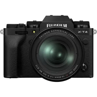 Vairs neražo - Fujifilm X-T4 XF16-80mm Kit Black hybrid APS-C mirrorless camera X-Trans CMOS IBIS 4 X-Processor