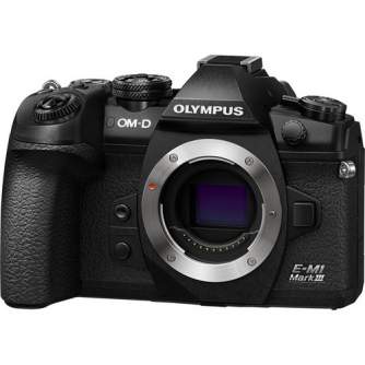 Bezspoguļa kameras - Oympus OM-D E-M1III body black Micro Four Thirds - ātri pasūtīt no ražotāja