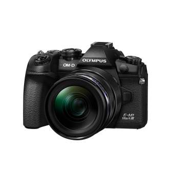Беззеркальные камеры - Olympus OM-D E-M1 Mark III + M.ZUIKO DIGITAL ED 12-40mm F2.8 PRO (Black) - быстрый заказ от производителя