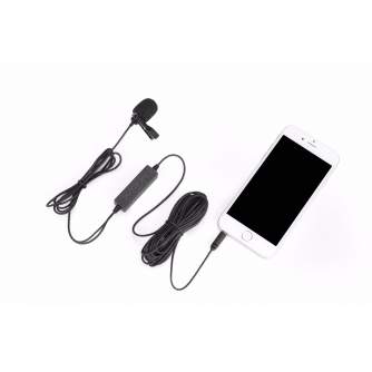 Piespraužamie mikrofoni (Lavalier) - SARAMONIC LAVMICRO-S stereo lavalier mikrofons ar TRRS savienojumu telefoniem - perc šodien veikalā un ar piegādi