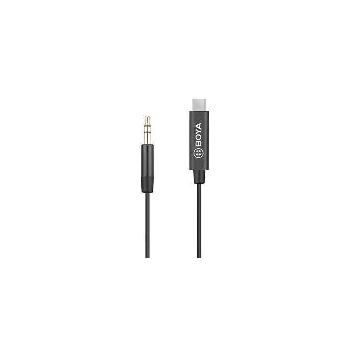 Audio cables, adapters - Boya Universal Adapter BY-K2 3.5mm TRS to USB-C - quick order from manufacturer
