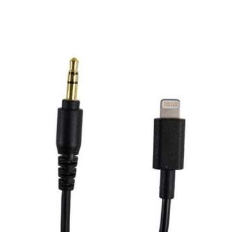 Аудио кабели, адаптеры - Boya Universal Adapter BY-K1 3.5mm TRS to Lightning - купить сегодня в магазине и с доставкой