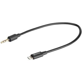Audio vadi, adapteri - Boya adapter BY-K1 3.5mm TRS - Lightning - perc šodien veikalā un ar piegādi