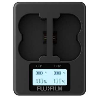 Kameras bateriju lādētāji - Fujifilm BC-W235 Dual Battery Charger for NP-W235 for X-T4 new - perc šodien veikalā un ar piegādi
