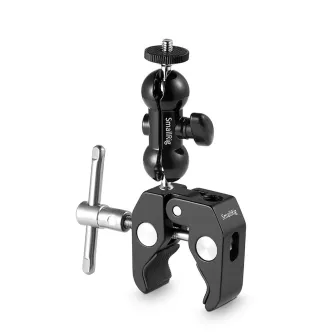 Accessories for rigs - SmallRig 1138 Multi functionele Dubbele Balhoofd met Klem & 1/4 Schroef 1138 - buy today in Master Foto store and with delivery Best choise selected by experts