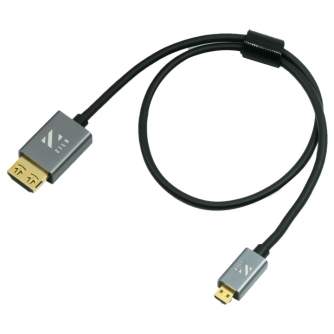 Vairs neražo - ZILR 4Kp60 HDMI Cable with Micro Connector 45cm 24K Gold