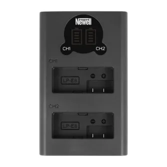 Chargers for Camera Batteries - Newell DL-USB-C dual channel charger for LP-E8 - buy today in store and with delivery