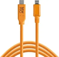 Datu Kabeļi - Tether Tools USB-C to 2.0 Micro-B 5-Pin 4.6m orange TetherPro CUC2515-ORG - ātri pasūtīt no ražotājaDatu Kabeļi - Tether Tools USB-C to 2.0 Micro-B 5-Pin 4.6m orange TetherPro CUC2515-ORG - ātri pasūtīt no ražotāja