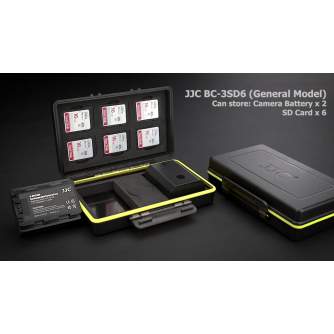 Vairs neražo - JJC BC-3SD6 Multi-Function Battery Case