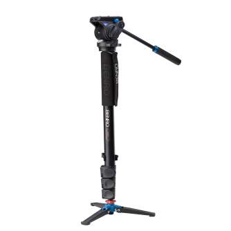 Benro A48FDS4 video monopods ar galvu