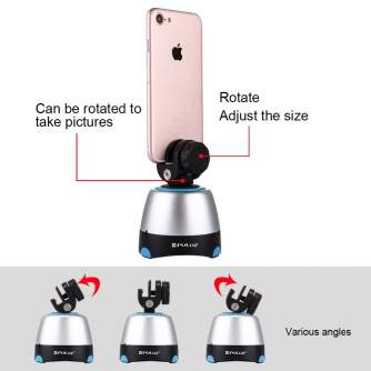 Smartphone Holders - Puluz Uniwersal Smartphone mount on tripod with angle head PU371 - buy today in store and with delivery
