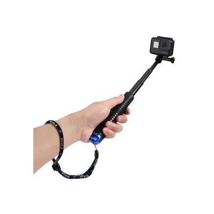 Selfie Stick Puluz GoPro Extendable pole black PU150