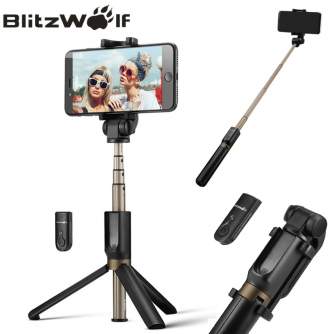 Больше не производится - Selfie Stick tripod 3in1 BlitzWolf BW-BS3 black