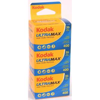 Foto filmiņas - Kodak 135 Ultramax 400-36x3 - perc šodien veikalā un ar piegādi