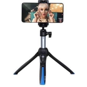Mini foto statīvi - Mini Statīvs Selfie smartfoniem ar bluetooth pulti Benro BK15 - perc šodien veikalā un ar piegādi