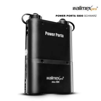 Akumulatori zibspuldzēm - Walimex pro Power Porta 5800 black for Canon - ātri pasūtīt no ražotāja