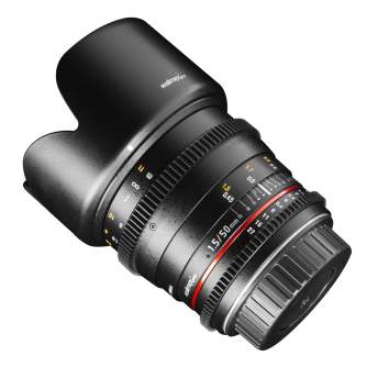 Walimex pro 50/1,5 Video DSLR Canon M black - Objektīvi