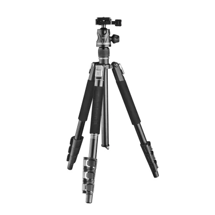 Walimex Mantona DSLM Travel Evolution 224 ceļojumu statīvs melns/pelēks