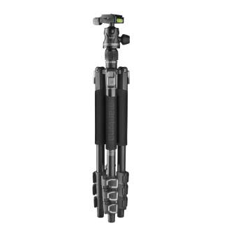 Photo Tripods - Walimex Mantona DSLM Travel Evolution 224 Reisestativ schwarz/grau - buy today in store and with delivery