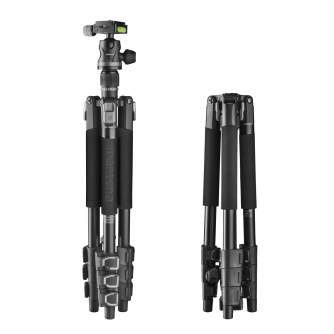Photo Tripods - Walimex Mantona DSLM Travel Evolution 224 Reisestativ schwarz/grau - buy today in store and with delivery