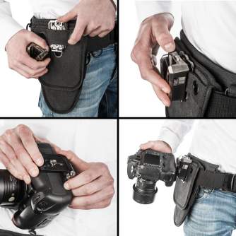 Technical Vest and Belts - Walimex pro Camera Belt with 2x V-Dock Argus - quick order from manufacturer