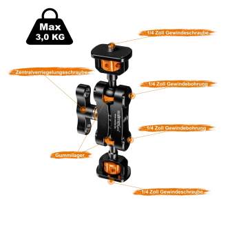 Accessories for rigs - Walimex pro Mini Magic Arm Premium - quick order from manufacturer