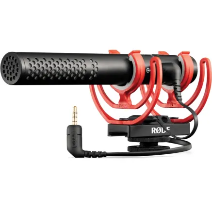 Rode VideoMicro Compact Cardioid Light-weight On-Camera Microphone with rycote