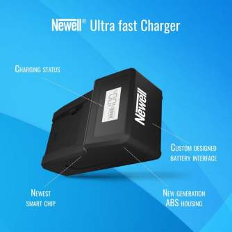 Kameras bateriju lādētāji - Newell Ultra Fast charger for NP-F, NP-FM batteries - perc šodien veikalā un ar piegādi