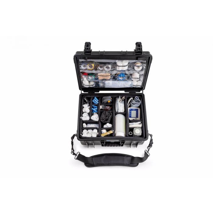 Cases - BW OUTDOOR CASES TYPE 6000 WITH MEDICAL EMERGENCY KIT, BLACK - quick order from manufacturer