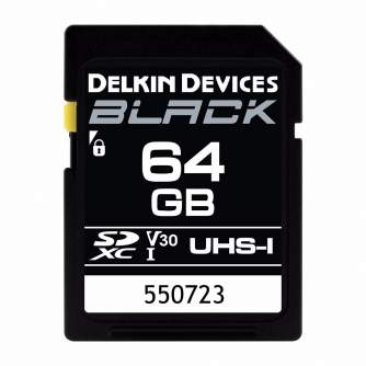 Atmiņas kartes - Delkin BLACK atmiņas karte SD RUGGED UHS-II (V30) R90/W90 32GB DDSDBLK-32GB - perc šodien veikalā un ar piegādi
