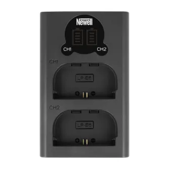 Chargers for Camera Batteries - Newell DL-USB-C dual channel charger for LP-E6 - buy today in store and with delivery