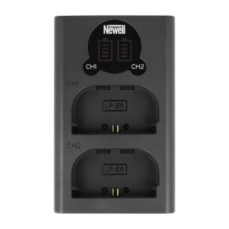 Chargers for Camera Batteries - Newell DL-USB-C dual channel charger for LP-E6 - buy today in store and with delivery