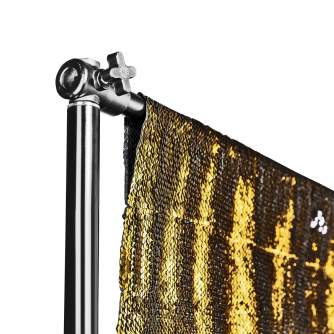 Foto foni - Walimex pro sequin background 1,3x2m gold - ātri pasūtīt no ražotāja