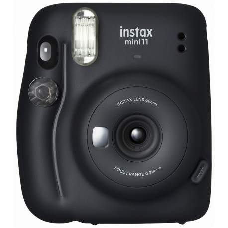 Фотоаппараты моментальной печати - Instax Mini 11 Charcoal Gray (угольно-серая) камера моментальной печати Fujifilm - быстрый заказ от производителя