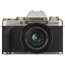 Mirrorless Cameras - Fujifilm X-T200 + 15-45mm Kit, gold 16646430 - buy today in store and with delivery