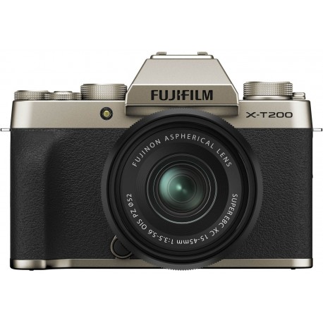 Больше не производится - Fujifilm X-T200 + 15-45 мм Kit, золотой 16646430